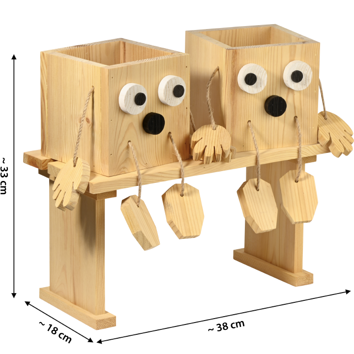 dobar Tischbeet Kräuterschwestern Laura & Lisa